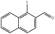 1-Iodonaphthalene-2-carboxaldehyde Struktur