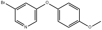 3-Bromo-5-(4-methoxyphenoxy)pyridine Struktur