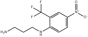 N1-(4-Nitro-2-trifluoromethyl-phenyl)-propane-1,3-diamine Struktur