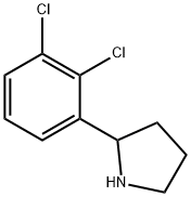 2-(2,3-dichlorophenyl)pyrrolidine Struktur