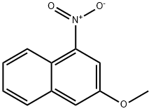 3-Methoxy-1-nitronaphthalene Struktur