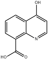 4-Hydroxyquinoline-8-carboxylic acid Struktur