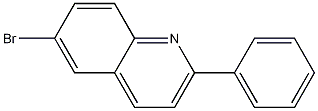 2-Phenyl-6-bromoquinoline Struktur