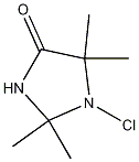 1-CHLORO-2,2,5,5-TETRAMETHYL-4-IMIDAZOLIDINONE Struktur