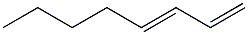 (E)-1,3-Octadiene Struktur