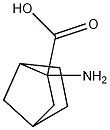 Bicyclo(2.2.1)heptane-2-carboxylic acid, 2-amino-, endo- Struktur