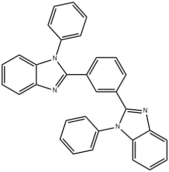 1, 3-bis(1-phenylbenzimidazol-2-yl)benzene Struktur