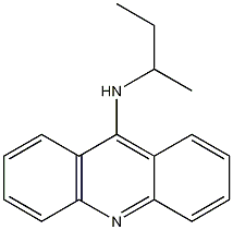 9-Acridinamine, N-(1-methylpropyl)-, (-)- Struktur