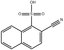 2-Cyanonaphthalene-1-sulfonic acid Struktur