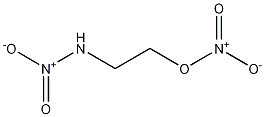 2-Nitroaminoethyl nitrate Struktur