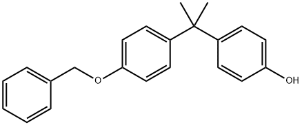 Bisphenol A Monobenzyl Ether Struktur