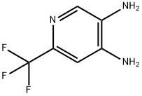 3,4-Diamino-6-trifluoromethylpyridine Struktur