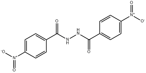 1,2-Bis(4-nitrobenzoyl)hydrazine Struktur