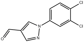 1-(3,4-dichlorophenyl)-1H-pyrazole-4-carbaldehyde Struktur