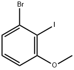 1-Bromo-2-iodo-3-methoxybenzene Struktur