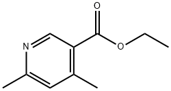 4,6-Dimethylpyridine-3-carboxylic acid ethyl ester Struktur