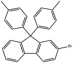 2-Bromo-9,9-bis(4-methylphenyl)-9H-fluorene Struktur