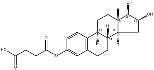 Estriol 3-Succinate Struktur