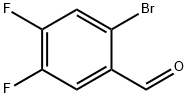 2-Bromo-4,5-difluorobenzaldehyde Struktur