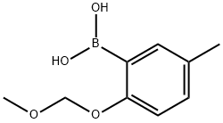 2-(Methoxymethoxy)-5-methylphenylboronic acid Struktur