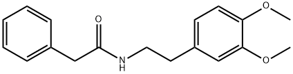 N-[2-(3,4-dimethoxyphenyl)ethyl]-2-phenyl-acetamide Struktur