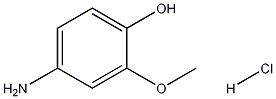 4-Amino-2-methoxyphenol Hydrochloride Struktur