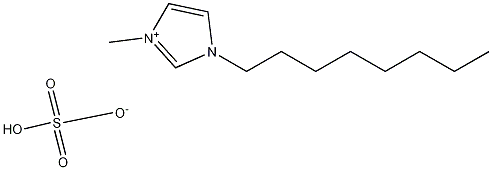 1-octyl-3-methylimidazolium hydrogen sulfate Struktur