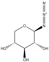 beta-Xylopyranosyl azide  Struktur