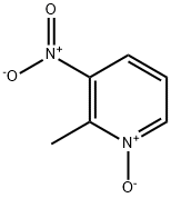 2-Methyl-3-nitropyridine N-oxide Struktur