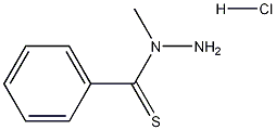 Thiobenzoic acid 1-methylhydrazide hydrochloride Struktur