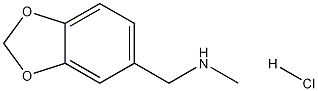 1-(benzo[d][1,3]dioxol-5-yl)-N-methylmethanamine hydrochloride Struktur