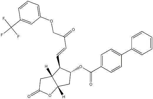 (3AR,4R,5R,6AS)-六氫-2-氧代-4-[(1E)-3-氧代-4-[3-(三氟甲基)苯氧基]-1-丁烯-1-基]-2H-環(huán)戊并[B]呋喃-5-基 [1,1