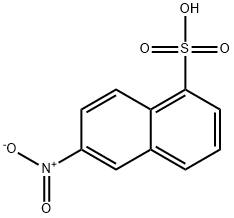 6-Nitronaphthalene-1-sulfonic acid Struktur