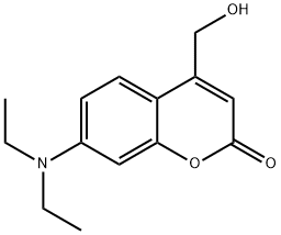 7-(Diethylamino)-4-(hydroxymethyl)-2H-chromen-2-one Struktur