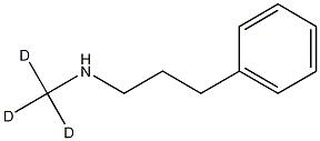 N-(Methyl-d3)-3-phenylpropylamine Struktur