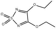 3,4-diethoxy-1,2,5-thiadiazole-1,1-dioxide Struktur