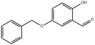 5-(benzyloxy)-2-hydroxybenzaldehyde Struktur