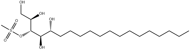 (2R,3R,4R,5R)-1,2,3,4,5-Nonadecanepentol 3-Methanesulfonate Struktur