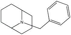 9-benzyl-9-azabicyclo[3.3.1]nonane Struktur