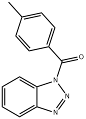 1-(4-Methylbenzoyl)-1H-benzotriazole Struktur