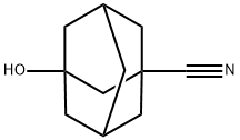 3-Hydroxy-1-adamantanecarbonitrile Struktur