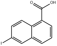 6-Iodonaphthalene-1-carboxylic acid Struktur