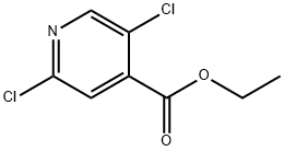 ETHYL 2,5-DICHLOROPYRIDINE-4-CARBOXYLATE Struktur