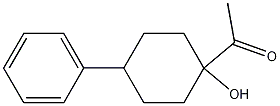 1-Acetyl-4-phenylcyclohexanol Struktur