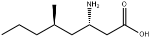 (3S,5R)-3-Amino-5-methyloctanoic acid Struktur