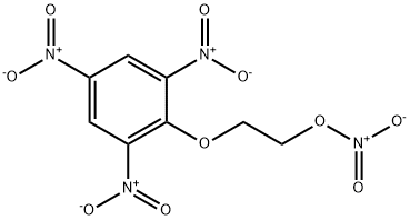 2-(2,4,6-Trinitrophenoxy)-ethanol nitrate Struktur