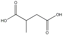 Pyrotartaric acid Struktur