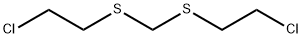 BIS(2-CHLOROETHYLTHIO)METHANE Struktur