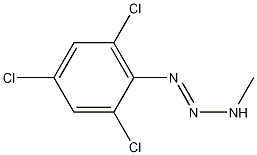 TRIAZENE,3-METHYL-1-(2,4,6-TRICHLOROPHENYL)- Struktur