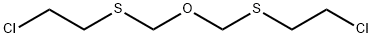 BIS(2-CHLOROETHYLTHIOMETHYL)ETHER Struktur